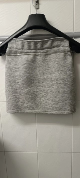 Minifalda gris T36 invierno