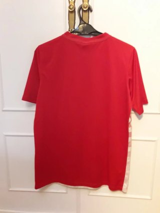 Camiseta Nike Técnica  Cuadros Rojo Blanco
