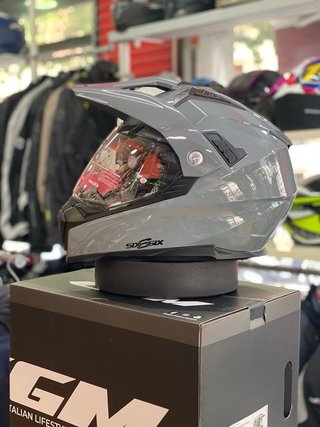CASCO MOTO CGM TRAIL 666 + LAMINA ANTIVAHO