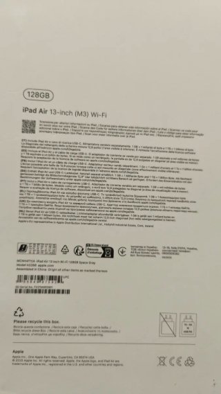 Caja iPad Air M3 2025