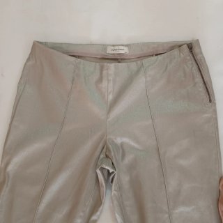 Pantalón plateado recto