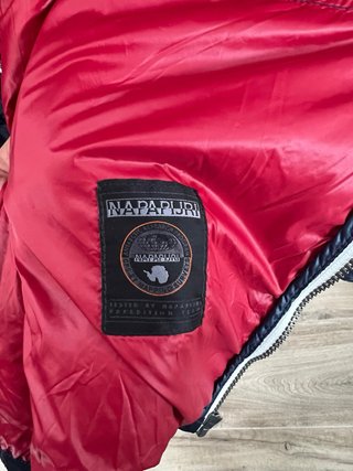 Plumífero Napapijri ligero azul Talla M