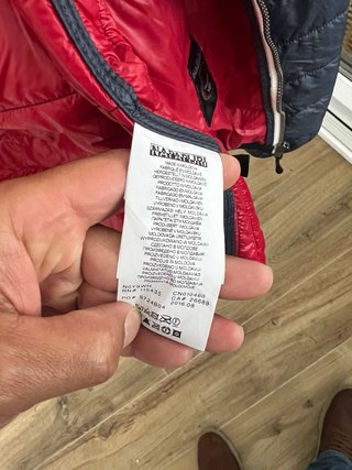 Plumífero Napapijri ligero azul Talla M