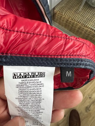 Plumífero Napapijri ligero azul Talla M