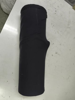 Rollo de tela negra