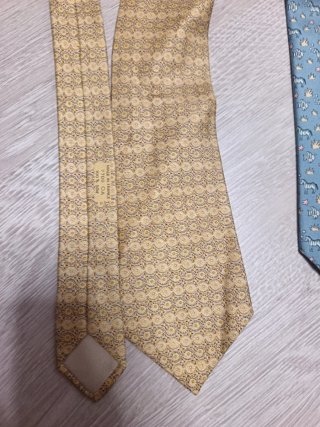 Corbata Hermes Azul Multicolor Cebra