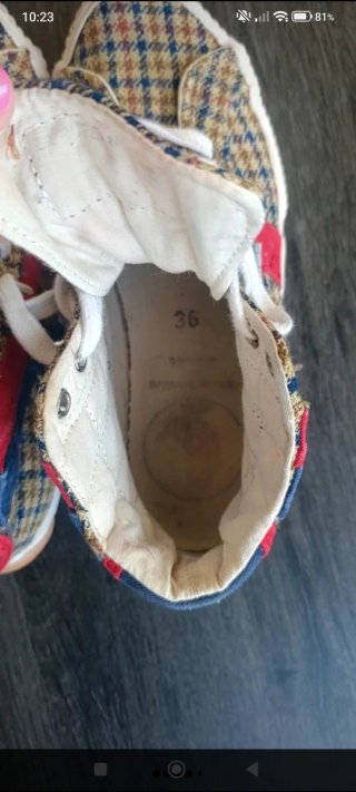 El Ganso Zapatillas Beige y Rojas