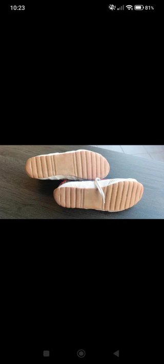 El Ganso Zapatillas Beige y Rojas