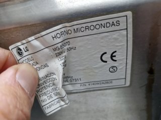 Microondas LG Grill Blanco