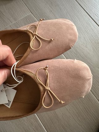Bailarinas Zara Beige Talla 34