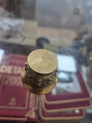 Almirez de bronce miniatura con mortero