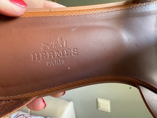 Sandali Hermès Marrone Donna