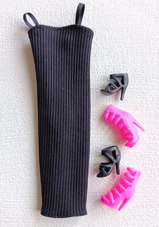 Vestido zapatos para muñecas Barbie