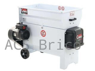 Despalilladora Chapa de Uva con Bomba - 2 HP - 2000 kg/h - 87x50 cm - Grifo