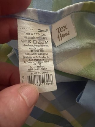Juego sábanas cama de 105 cm