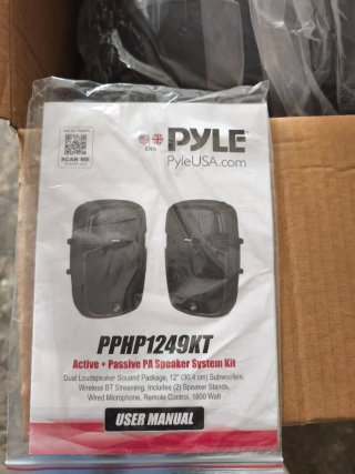 Altavoces Pyle 1800W Negros