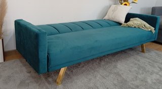 Sofá Cama Bogota, Terciopelo, Cómodo, ¡REBAJADO!