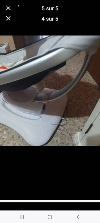 Hamaca eléctrica para bebé
