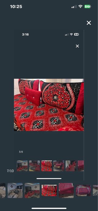 Salón árabe completo + funda roja y2 mesas regalo