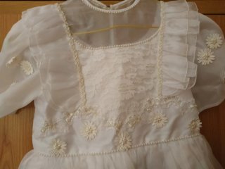 Vestido de Comunión Blanco Niña