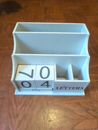 Organizador de escritorio de madera
