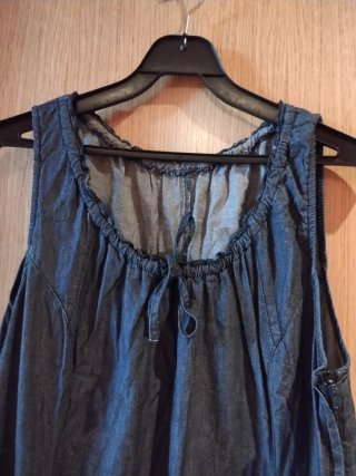 Vestido vaquero sin mangas