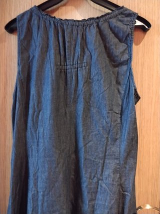 Vestido vaquero sin mangas