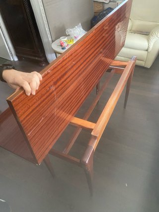 Mesa plegable de madera