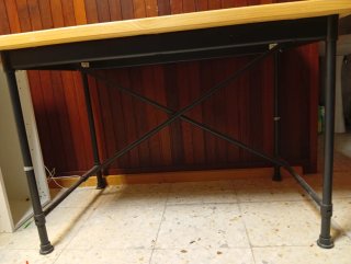 Mesa Escritorio IKEA KULLABERG Madera Metal