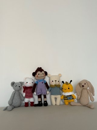 Peluche crochet hecho a mano