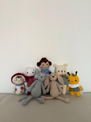 Peluche crochet hecho a mano