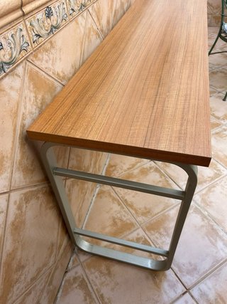 Mesa escritorio madera y metal