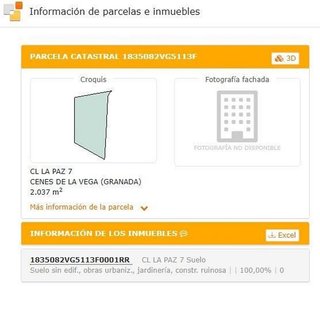 Solar en venta en Cenes de la Vega