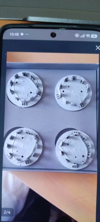 Set 4 Embellecedores Ruedas Porsche