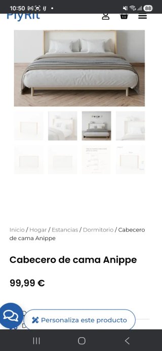 Cabecero 90cm madera PlyKit