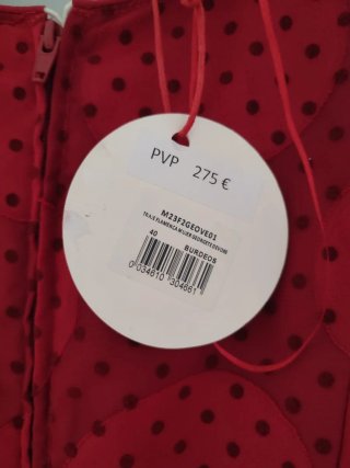 Traje de flamenca rojo con lunares