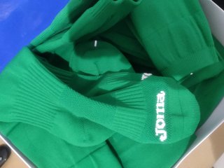 Calcetines de fútbol Joma verdes talla única