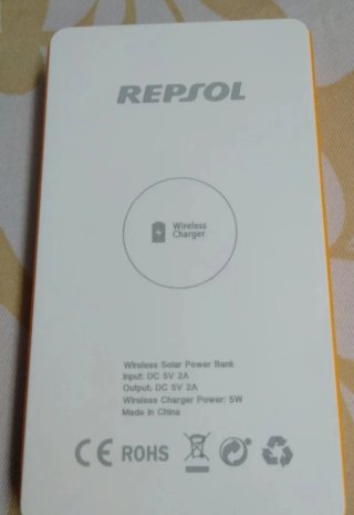 Power Bank Solar Repsol