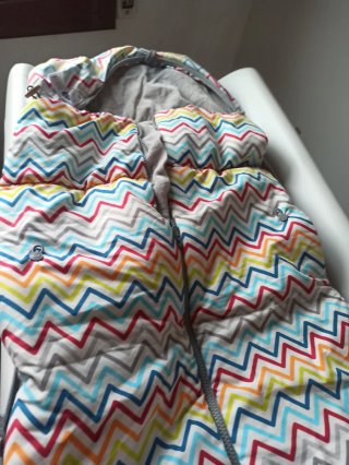 Saco de bebé para carrito zigzag