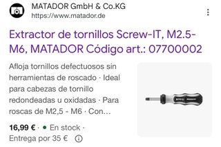 Caja de herramientas Matador