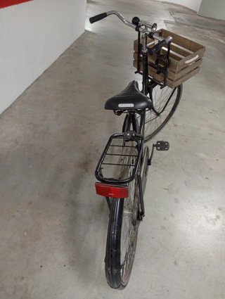 Bicicleta Holandesa Negra con Cesta