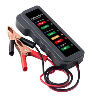 Comprobador de Bateria y Alternador Coche y Moto