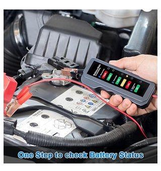 Comprobador de Bateria y Alternador Coche y Moto