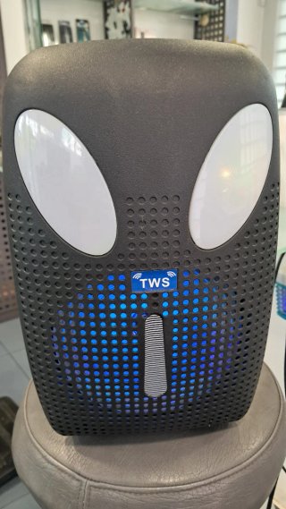 Altavoz Bluetooth Alien TWS Negro/Azul
