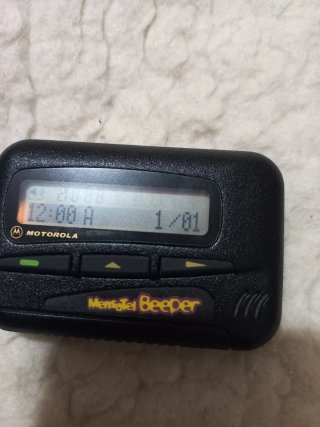 Beeper Motorola MensajeTel Negro