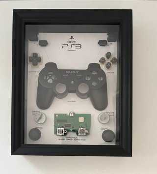 Quadro 3D Joypad Sony PS3 - Fatto a Mano