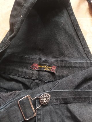 Peto Vaquero Negro Talla XS