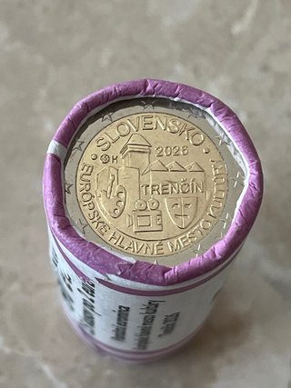 Moneda 2€ Eslovaquia 2026 Trenčín