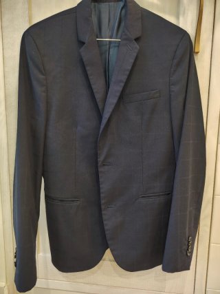 Traje de hombre azul talla S