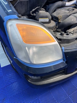 Pulido faros . Reparación y protección